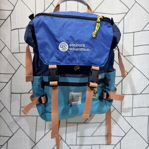 Topo Designs Rover Pack Classic Backpack Tile Blue/Pond Blue FAIR CONDITION